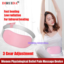 Load image into Gallery viewer, Original Women Period Pain Massager Device Dysmenorrhea Pain Relief Menstrual Analgesic Pain Uterus Cold Heating Belt Mat