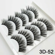 Load image into Gallery viewer, 5/8 Pairs 3D Mink Hair Soft False Eyelashes Mixing Style Thick Lashes Handmade Soft Mink Eye Lashes Makeup Extension Tools