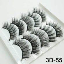 Load image into Gallery viewer, 5/8 Pairs 3D Mink Hair Soft False Eyelashes Mixing Style Thick Lashes Handmade Soft Mink Eye Lashes Makeup Extension Tools