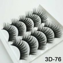 Load image into Gallery viewer, 5/8 Pairs 3D Mink Hair Soft False Eyelashes Mixing Style Thick Lashes Handmade Soft Mink Eye Lashes Makeup Extension Tools