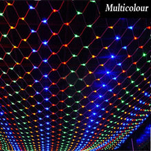 Load image into Gallery viewer, LED Net Christmas Lights 3 colours to Choose Outdoor 220V EU Plug Waterproof LED Net Light 1.5*1.5M /2*2M /3 x2M/6*4M