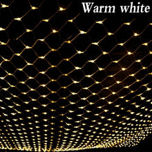 Load image into Gallery viewer, LED Net Christmas Lights 3 colours to Choose Outdoor 220V EU Plug Waterproof LED Net Light 1.5*1.5M /2*2M /3 x2M/6*4M