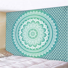 Load image into Gallery viewer, Mandala Polyester 180*230cm Square Tapestry Wall Hanging Carpet Throw Yoga Mat for Home Bedroom Decoration