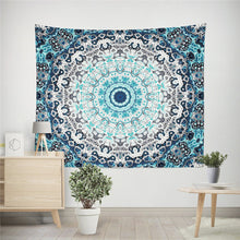 Load image into Gallery viewer, Mandala Polyester 180*230cm Square Tapestry Wall Hanging Carpet Throw Yoga Mat for Home Bedroom Decoration