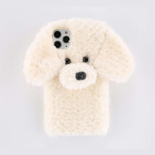 Load image into Gallery viewer, moskado Winter Warm Phone Cover For iPhone 11 X XR XS Max Soft TPU Back Case For iPhone 7 8 7Plus Plain Fluffy 3D Dog Phone Case