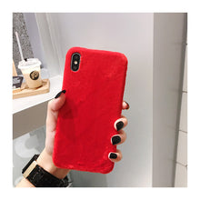 Load image into Gallery viewer, For Huawei Mate 30 Pro V9 V10 P10 P20 P30 Pro Honor 9 10 8x 9x 20 Case Winter Warm Teddy Fur Hairy Fuzzy Plush Soft Fluffy Case