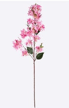 Load image into Gallery viewer, Xuanxiaotong 100cm Lilac Artificial Flowers Branches for Wedding Home Decor Cherry Blossom Background Wall Decoration Flowers