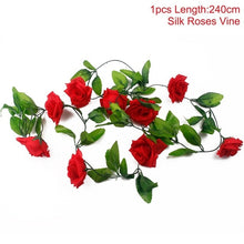 Load image into Gallery viewer, FENGRISE 80cm 1pcs Artificial Flowers Vine Ivy Leaf Fake Plant Artificial Plants Green Garland Home Wedding Party Decoration