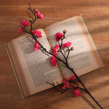 Load image into Gallery viewer, Erxiaobao Pink White Red Wintersweet Plum Blossom Artificial Flowers Fake Cherry Silk Plants Party Wedding Home Decor