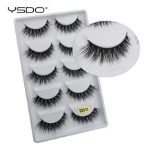 Load image into Gallery viewer, 5 Pairs Mink EyeLashes 3D False Lashes winged Thick MakeupEyeLash Dramatic Lashes Natural Volume Soft Fake Eye Lashes g800