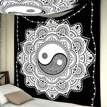 Load image into Gallery viewer, Polyester Mandala Print Tapestry Wall Hanging Carpet Throw Yoga Beach Mat Blanket Large 150*200cm Sleeping pad wall art Tapestry