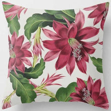 Load image into Gallery viewer, Tropical plants pillow case flower double sides pattern pillow cover mandala beauty pineapple square pillow case 45*45