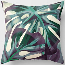 Load image into Gallery viewer, Tropical plants pillow case flower double sides pattern pillow cover mandala beauty pineapple square pillow case 45*45