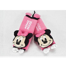Load image into Gallery viewer, BOASE Cartoon Car Sefety Seat Belt cover Child soft Seat belt Shoulder Pad Protection Plush Padding car Accessories cute
