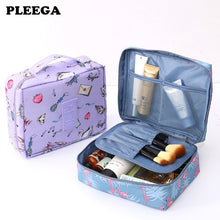 Load image into Gallery viewer, PLEEGA Brand Women Cosmetic Bag Multifunction Organizer Waterproof Portable Makeup Bag Travel Necessity Beauty Case Wash Pouch