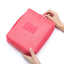 Load image into Gallery viewer, PLEEGA Brand Women Cosmetic Bag Multifunction Organizer Waterproof Portable Makeup Bag Travel Necessity Beauty Case Wash Pouch