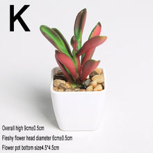 Load image into Gallery viewer, Mini Vivid Cactus Succulent Home Garden Decoration Artificial Bonsai Plant with Vase for Office Table Decor Indoor Fake Plants