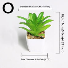 Load image into Gallery viewer, Mini Vivid Cactus Succulent Home Garden Decoration Artificial Bonsai Plant with Vase for Office Table Decor Indoor Fake Plants
