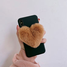 Load image into Gallery viewer, Cute Fur Fluffy Phone Case For iPhone 11 Pro Max X Xr Xs Max 6S 7 8 PLUS 5 5S SE Luxury Soft TPU Back Shell Girl Cover Gift