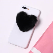 Load image into Gallery viewer, Cute Fur Fluffy Phone Case For iPhone 11 Pro Max X Xr Xs Max 6S 7 8 PLUS 5 5S SE Luxury Soft TPU Back Shell Girl Cover Gift