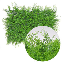 Load image into Gallery viewer, DIY Artificial Plant Wall 40x60cm Plastic Home Garden TV Background Shop The Mall Home Decoration Green Carpet Turf Jungle Party
