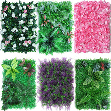 Load image into Gallery viewer, 60*40cm Artificial Plant Lawn DIY Background Wall Simulation Grass Leaf lawn wedding carpet Home Decor grass carpet Turf Office