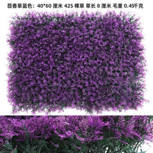 Load image into Gallery viewer, 60*40cm Artificial Plant Lawn DIY Background Wall Simulation Grass Leaf lawn wedding carpet Home Decor grass carpet Turf Office