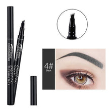 Load image into Gallery viewer, 4 Head Makeup Eyebrow Enhancers 5 Colors High-end Automatic Matte Eyebrow Pencil Waterproof Tattoo Pen Long-lasting Cosmetics