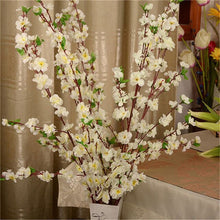 Load image into Gallery viewer, 65CM Cherry Spring Plum Peach Blossom Artificial Flower Bouquet Branch Fake Silk Flower Tree Party Wedding Home Decor