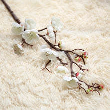 Load image into Gallery viewer, Artificial Silk Flowers Japan Plum Cherry Blossoms Fake Flowers flores Sakura Tree Branches Wedding Home Room Decoration A6940