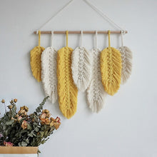 Load image into Gallery viewer, Macrame Woven Wall Hanging Boho Chic Bohemian Room Geometric Tapestry Art Beautiful Apartment Dorm Room Decoration