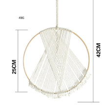 Load image into Gallery viewer, Macrame Boho Tapestry dream catcher Wall Hanging Hand-woven Home Decoration Accessories Nordic Art Tassel Apartment Dorm Room