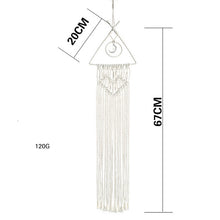 Load image into Gallery viewer, Macrame Boho Tapestry dream catcher Wall Hanging Hand-woven Home Decoration Accessories Nordic Art Tassel Apartment Dorm Room