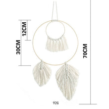 Load image into Gallery viewer, Macrame Boho Tapestry dream catcher Wall Hanging Hand-woven Home Decoration Accessories Nordic Art Tassel Apartment Dorm Room