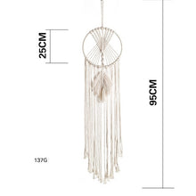 Load image into Gallery viewer, Macrame Woven Wall Hanging Tapestry Boho Chic Bohemian Room Geometric Art Tapestries Beautiful Apartment Dorm Room Decoration