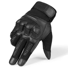Load image into Gallery viewer, Full Finger Tactical Army Gloves Military Paintball Shooting Airsoft Bicycle Combat PU Leather Touch Screen Rubber Hard Knuckle