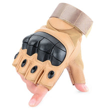 Load image into Gallery viewer, Full Finger Tactical Army Gloves Military Paintball Shooting Airsoft Bicycle Combat PU Leather Touch Screen Rubber Hard Knuckle