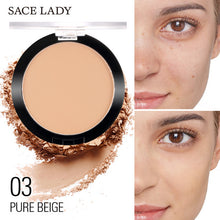 Load image into Gallery viewer, SACE LADY Compact Powder Oil Control Matte Makeup Setting Pressed Powder Pores Invisible Mate Make Up Natural Finish Cosmetics