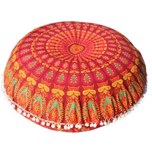 Load image into Gallery viewer, Ouneed Large 80*80cm Mandala Floor Pillows Bohemian Meditation Cushion Cover Round Pouf Retro Boho Tapestry Cover Cases 1PC