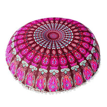 Load image into Gallery viewer, Ouneed Large 80*80cm Mandala Floor Pillows Bohemian Meditation Cushion Cover Round Pouf Retro Boho Tapestry Cover Cases 1PC