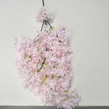 Load image into Gallery viewer, YO CHO 1PC Cherry Flower Silk Artificial Flowers Home Decorations DIY Wedding Prop Fake White Flowers Simulation Flowers Sakura