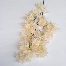 Load image into Gallery viewer, YO CHO 1PC Cherry Flower Silk Artificial Flowers Home Decorations DIY Wedding Prop Fake White Flowers Simulation Flowers Sakura