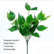 Load image into Gallery viewer, DIY Artificial Plastic Grass Leaves Flowers Flores Plants Fake Plants for Home Store Garden Imagine Wall Decoration