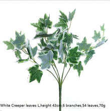 Load image into Gallery viewer, DIY Artificial Plastic Grass Leaves Flowers Flores Plants Fake Plants for Home Store Garden Imagine Wall Decoration