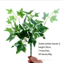 Load image into Gallery viewer, DIY Artificial Plastic Grass Leaves Flowers Flores Plants Fake Plants for Home Store Garden Imagine Wall Decoration