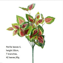 Load image into Gallery viewer, DIY Artificial Plastic Grass Leaves Flowers Flores Plants Fake Plants for Home Store Garden Imagine Wall Decoration