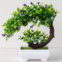 Load image into Gallery viewer, Artificial Plant Bonsai Small Tree Potted Plant Simulation Plant Fake Flower for DIY Home Party Decoration Hotel Garden Decor