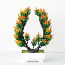 Load image into Gallery viewer, Artificial Plant Bonsai Small Tree Potted Plant Simulation Plant Fake Flower for DIY Home Party Decoration Hotel Garden Decor