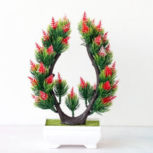 Load image into Gallery viewer, Artificial Plant Bonsai Small Tree Potted Plant Simulation Plant Fake Flower for DIY Home Party Decoration Hotel Garden Decor