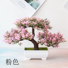 Load image into Gallery viewer, Artificial Plant Bonsai Small Tree Potted Plant Simulation Plant Fake Flower for DIY Home Party Decoration Hotel Garden Decor